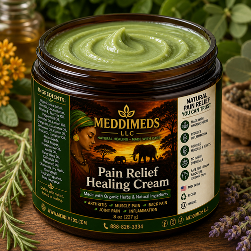 Meddimeds  8 oz. Pain Relief Healing Cream