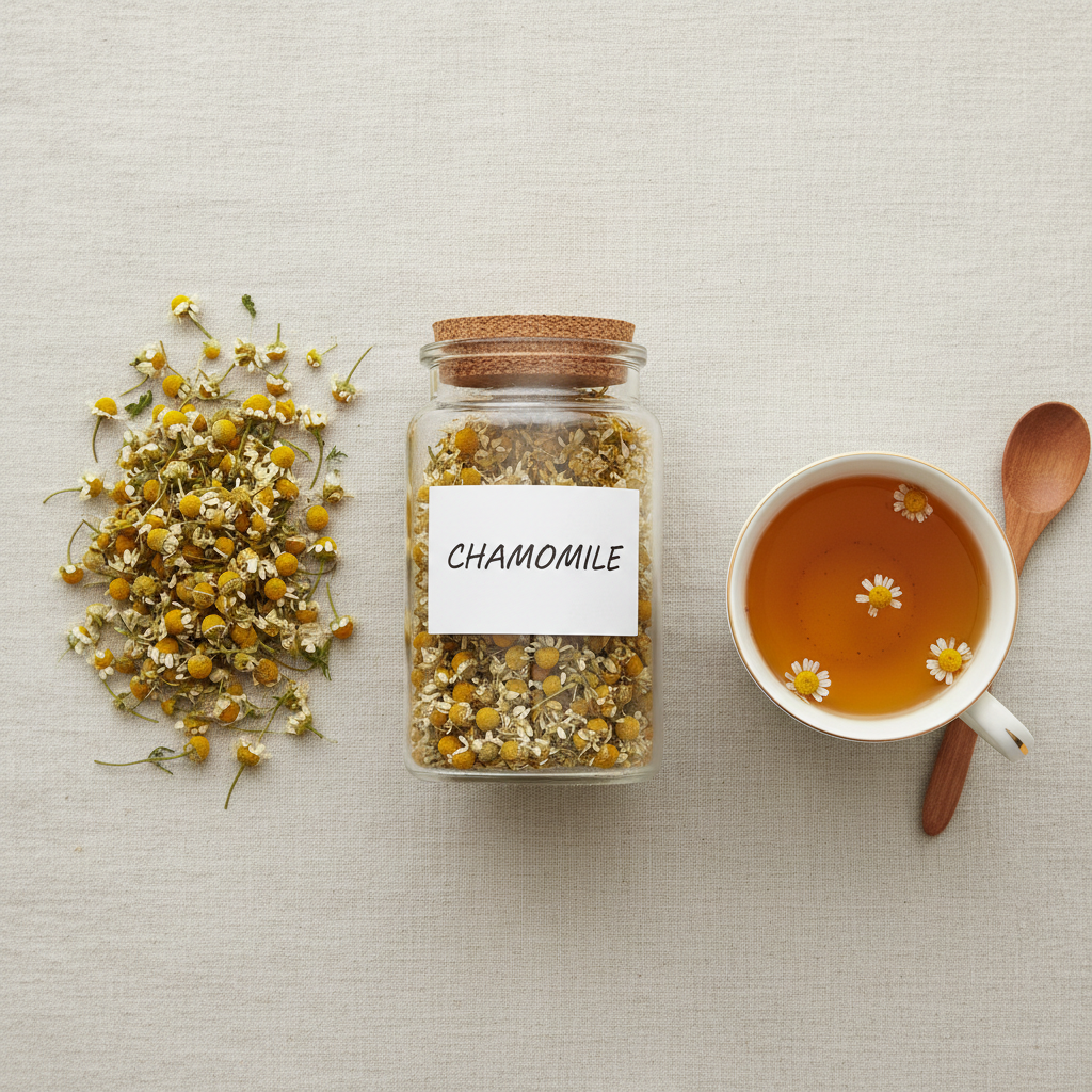 Chamomile Flat Lay